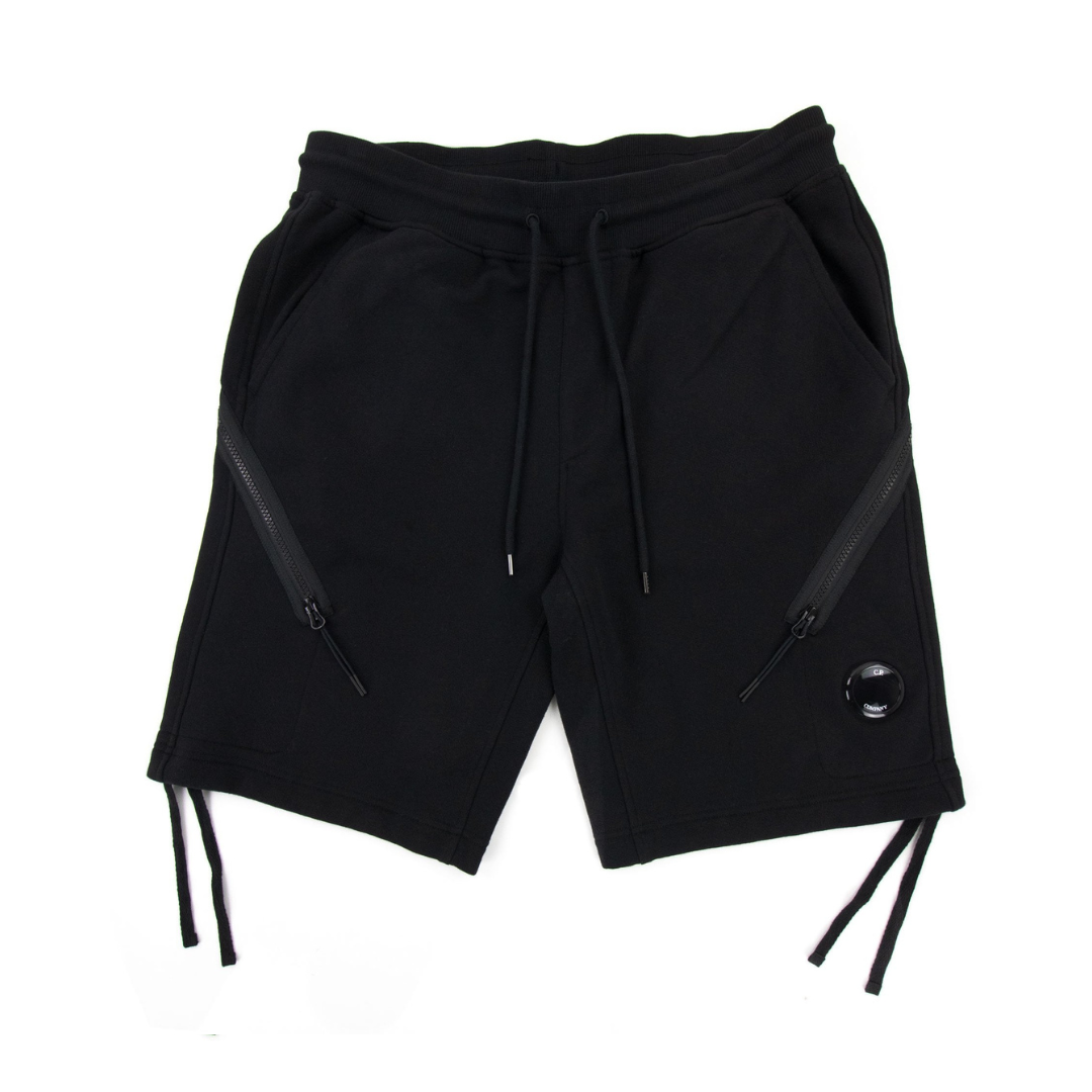 DIAGONAL RAISED FLEECE SHORTS