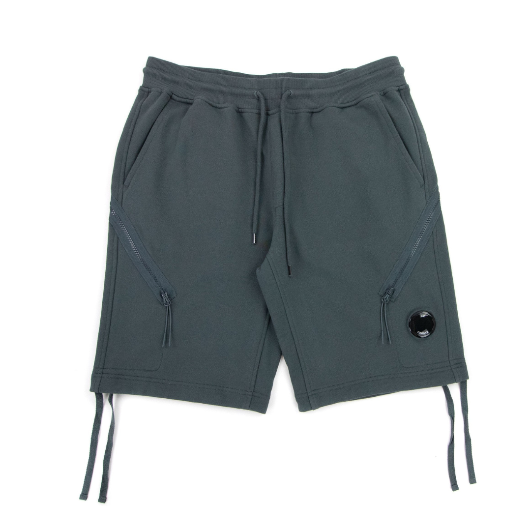 DIAGONAL RAISED FLEECE SHORTS