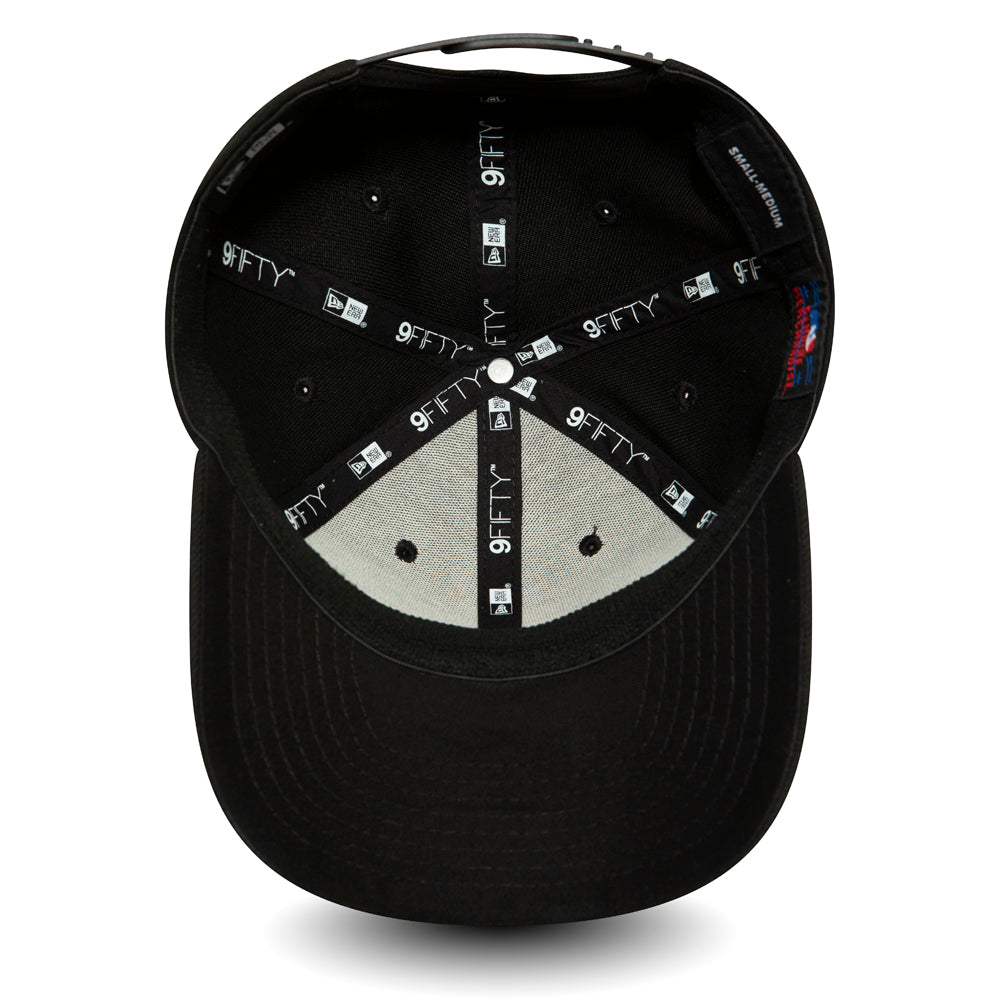 Chicago Bulls Black 9FIFTY Stretch Snap Cap