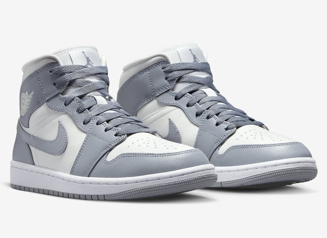 AIR JORDAN 1 MID GREY SAIL