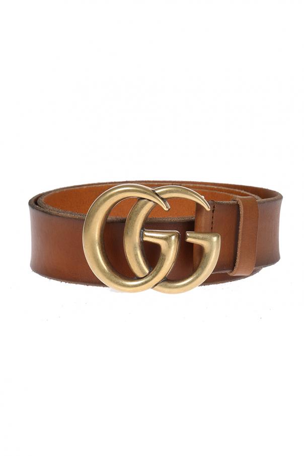 GG LEATHER BELT