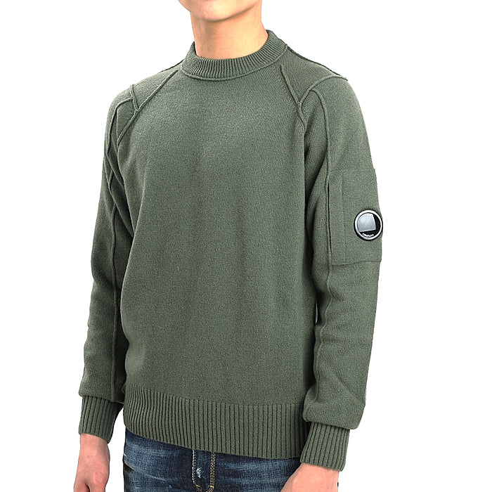 KNITTED LENS SWEATSHIRT