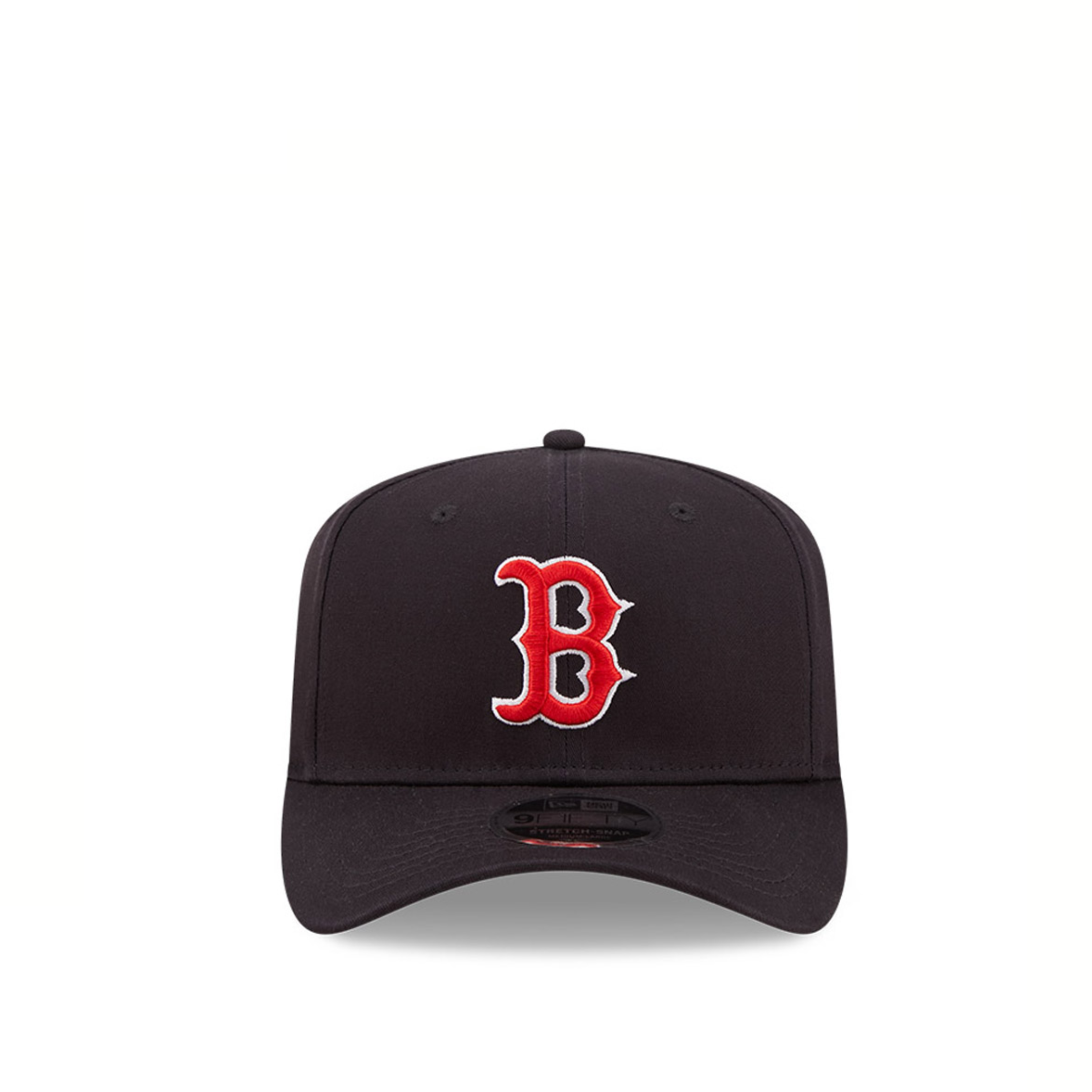 Boston Red Sox MLB Logo Navy 9FIFTY Stretch Snap Cap