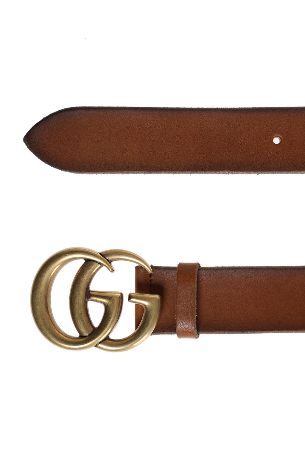 GG LEATHER BELT