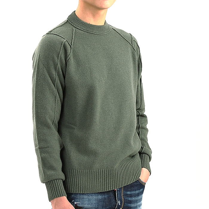 KNITTED LENS SWEATSHIRT