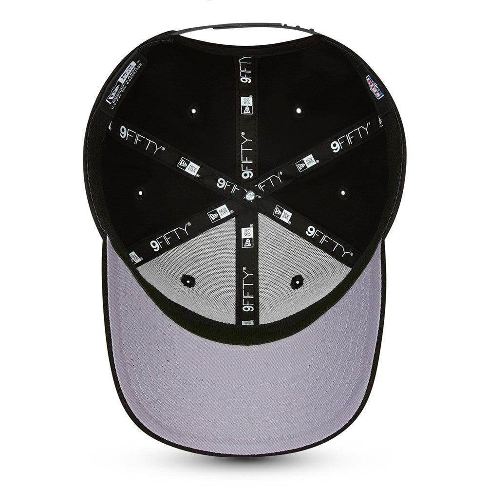 Las Vegas Raiders Team Colour Black 9FIFTY Stretch Snap Cap