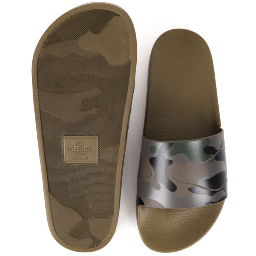 CAMOUFLAGE SANDAL SLIDE