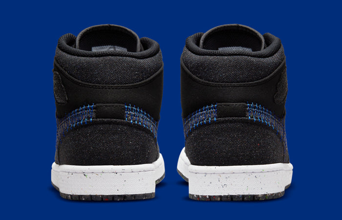 AIR JORDAN 1 MID SE CRATER BLACK GS