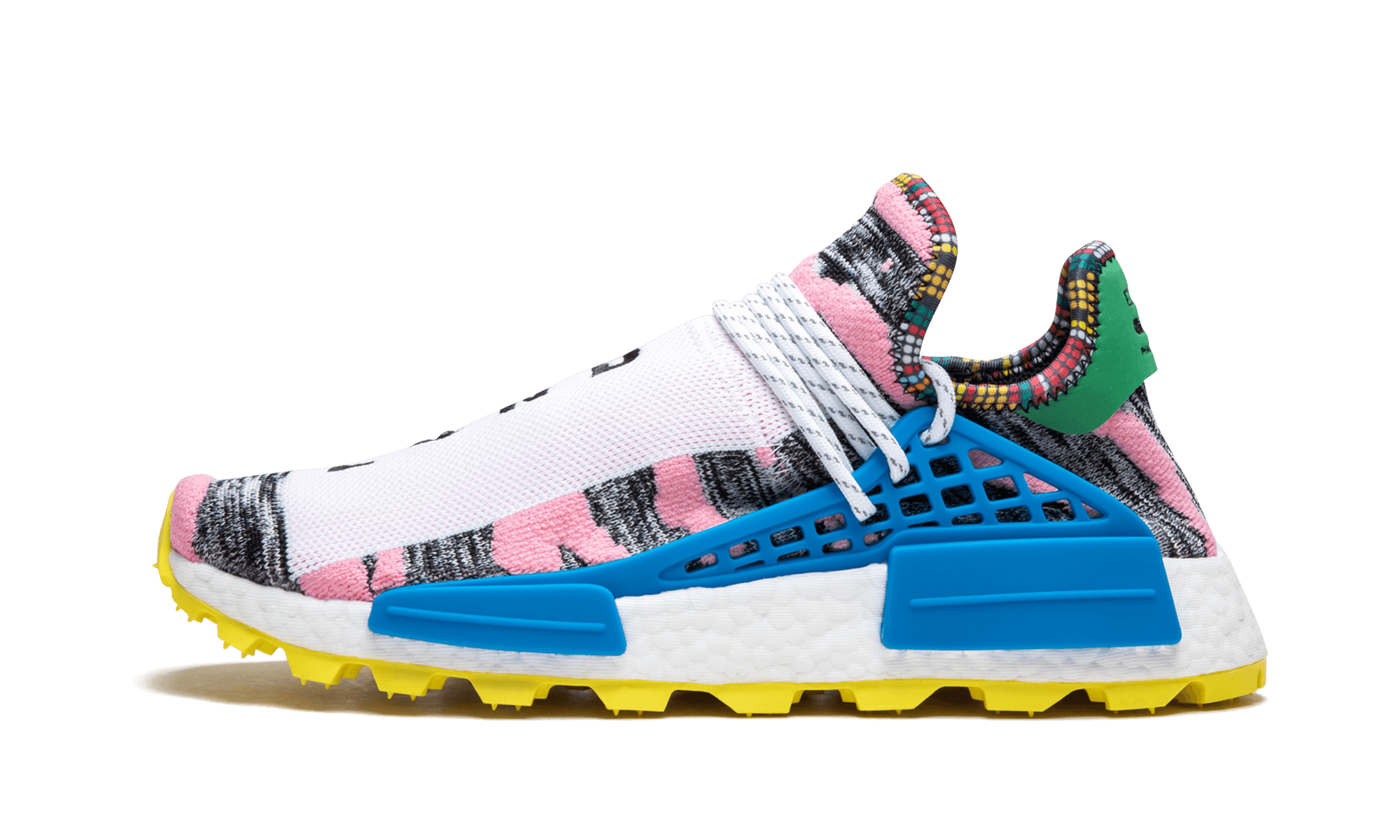 The Pharrell x adidas NMD Hu Tr “MOTH3R” Dimension London