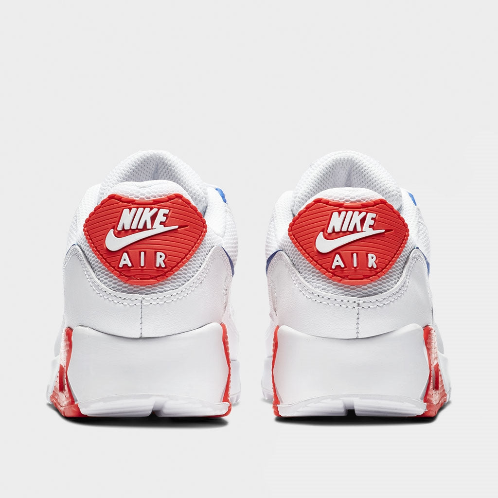 NIKE AIR MAX 90 BLUE ORANGE WHITE