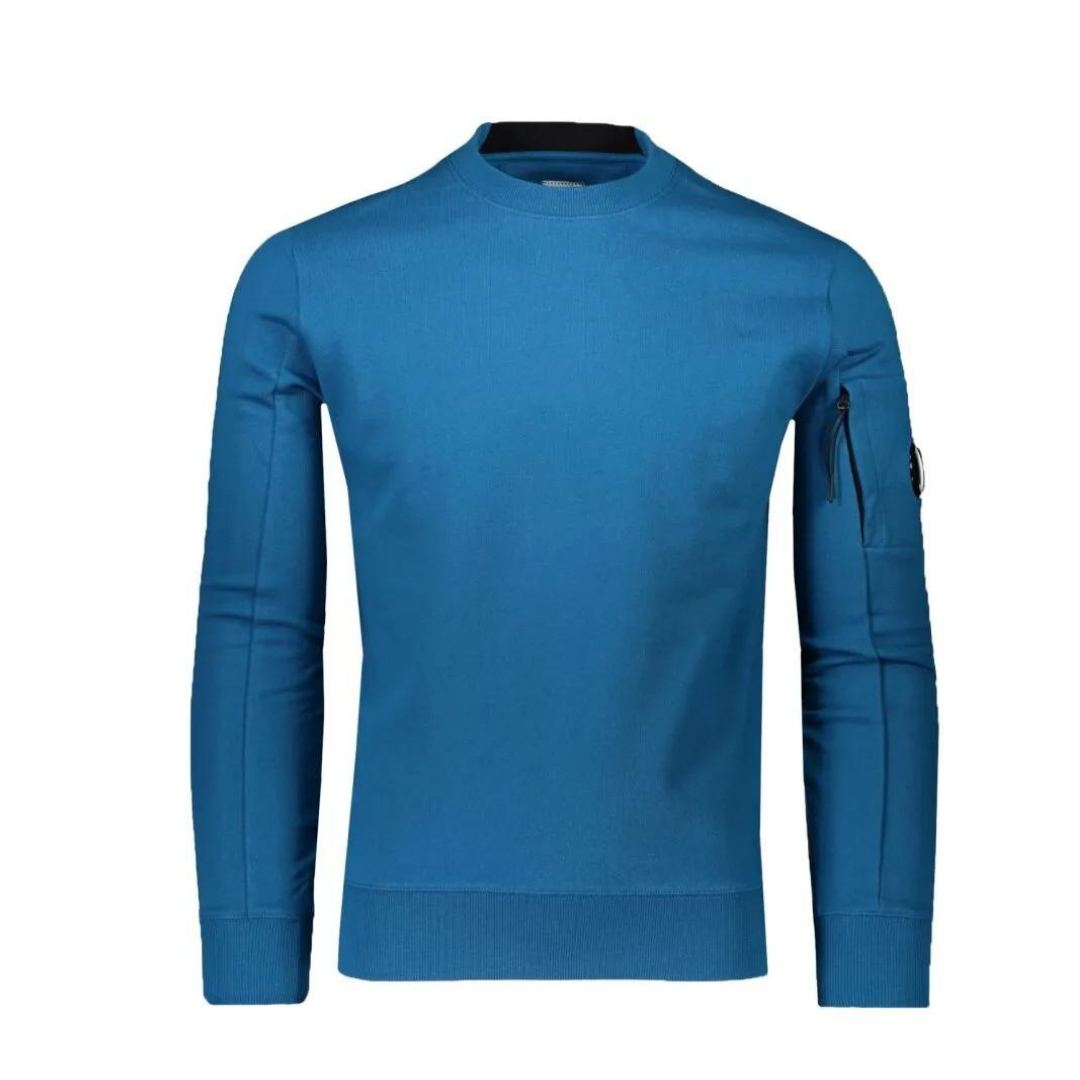 ZIP POCKET LENS FLEECE SWEATSHIRT