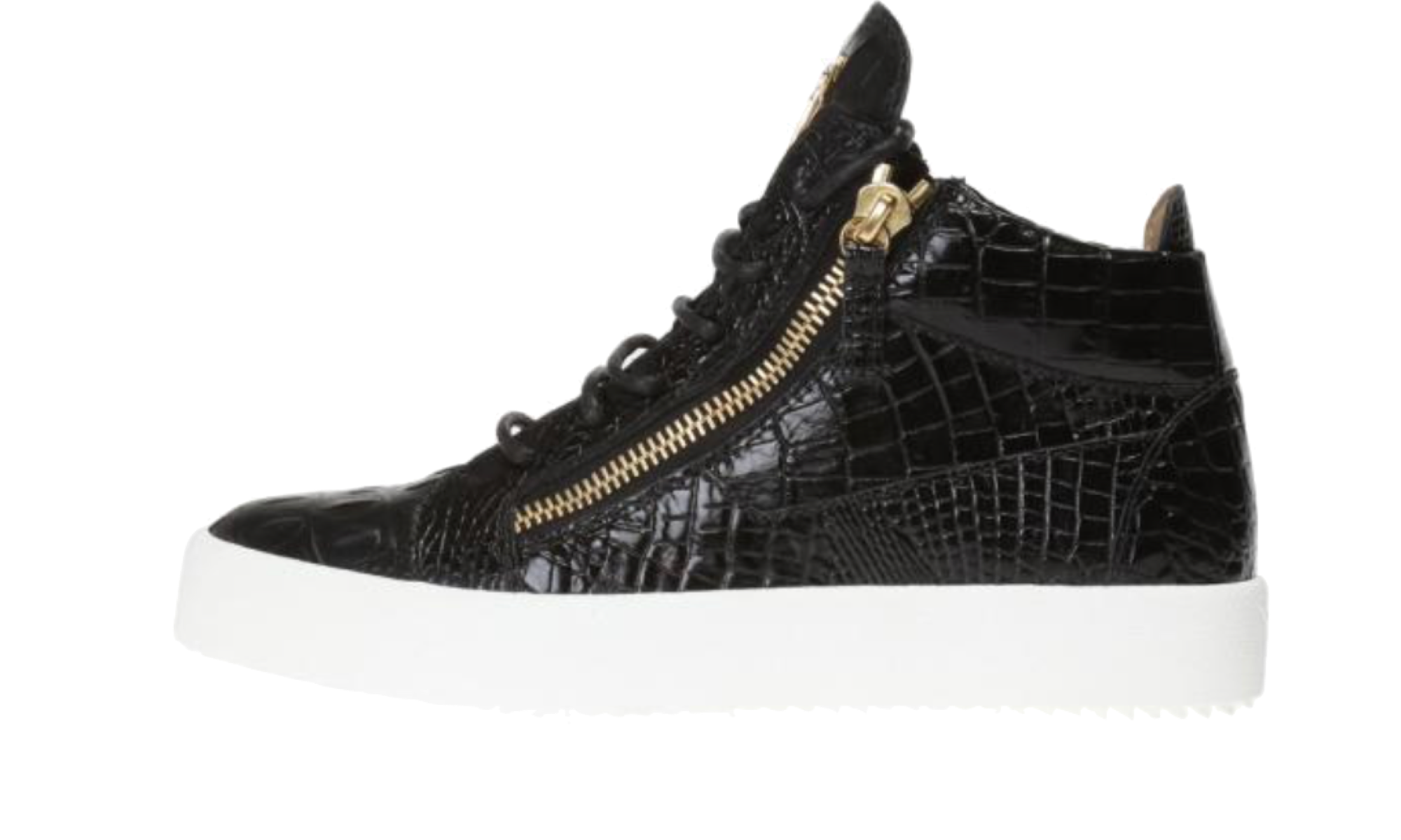 Black 'Kriss' lace-up ankle boots from Giuseppe Zanotti