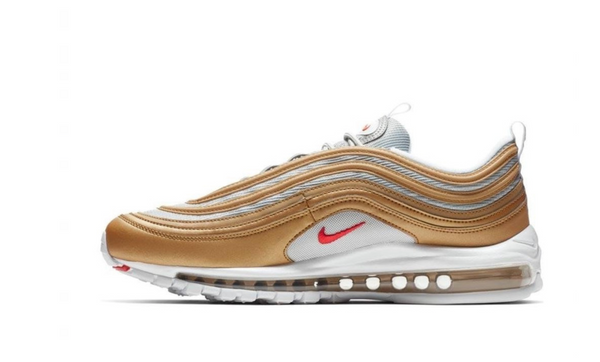 Nike air max 97 metallic store gold womens