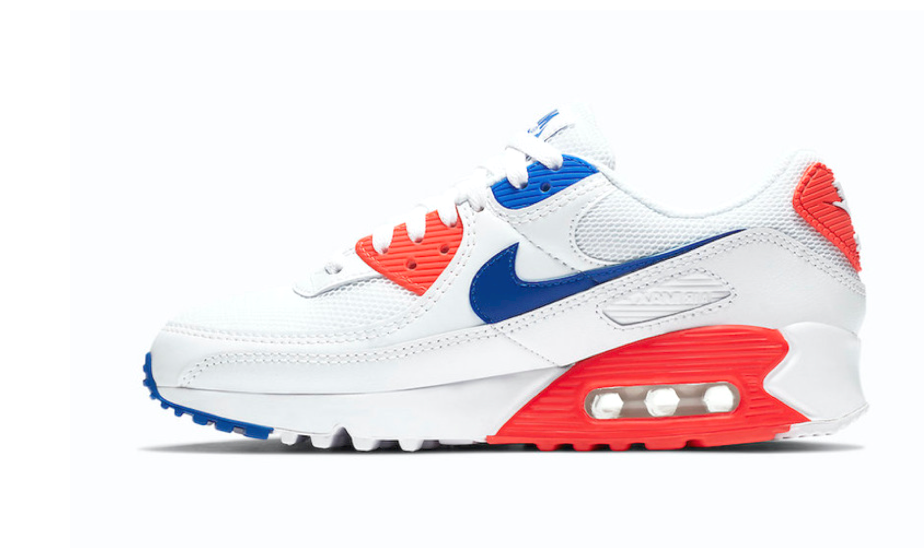 NIKE AIR MAX 90 BLUE ORANGE WHITE