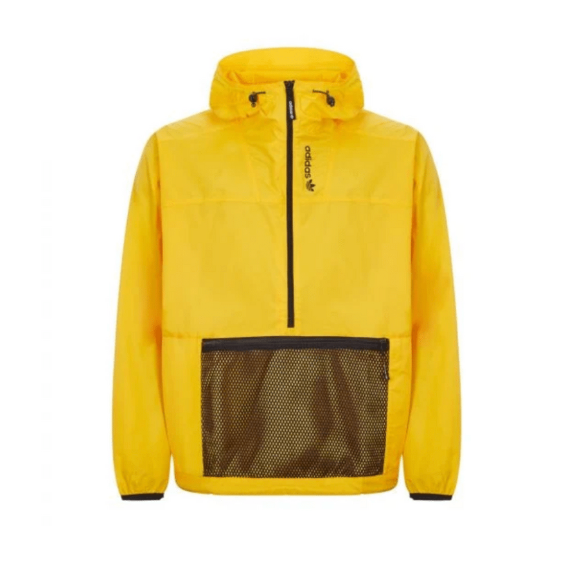 Adidas anorak jacket yellow hotsell