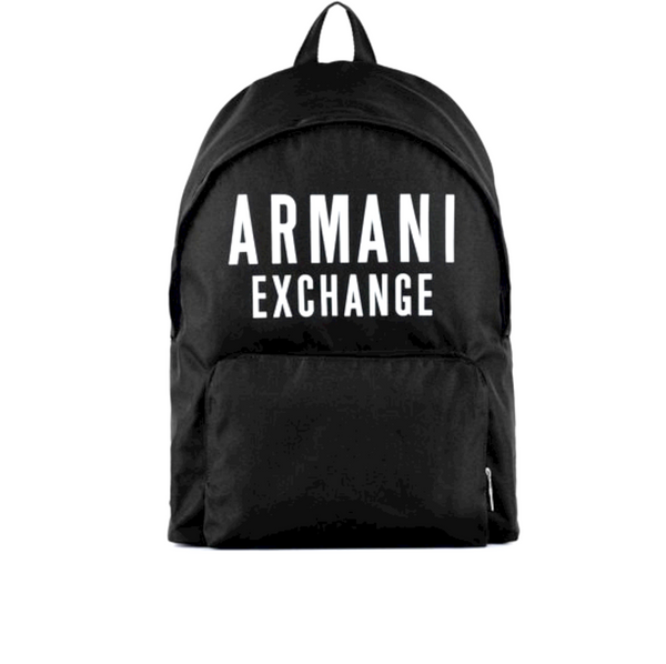 Armani exchange cheap logo backpack