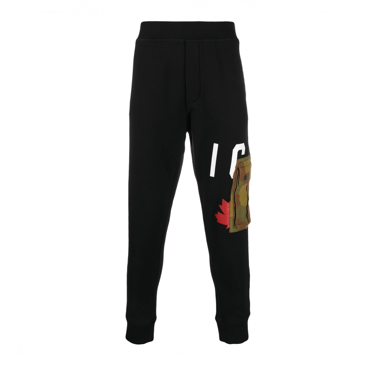 Black Camo 'Icon' Pocket Lounge Pants