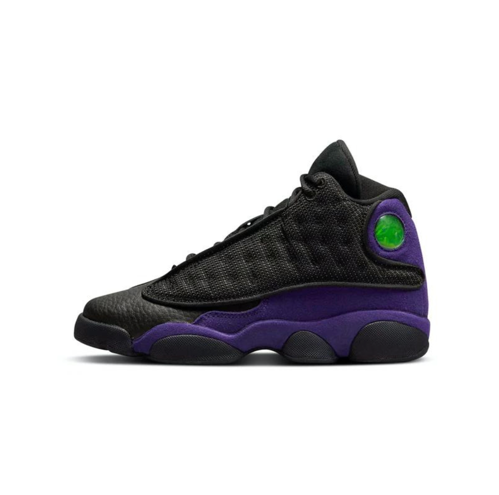 Kids Black & Purple Air Jordan 13 Retro