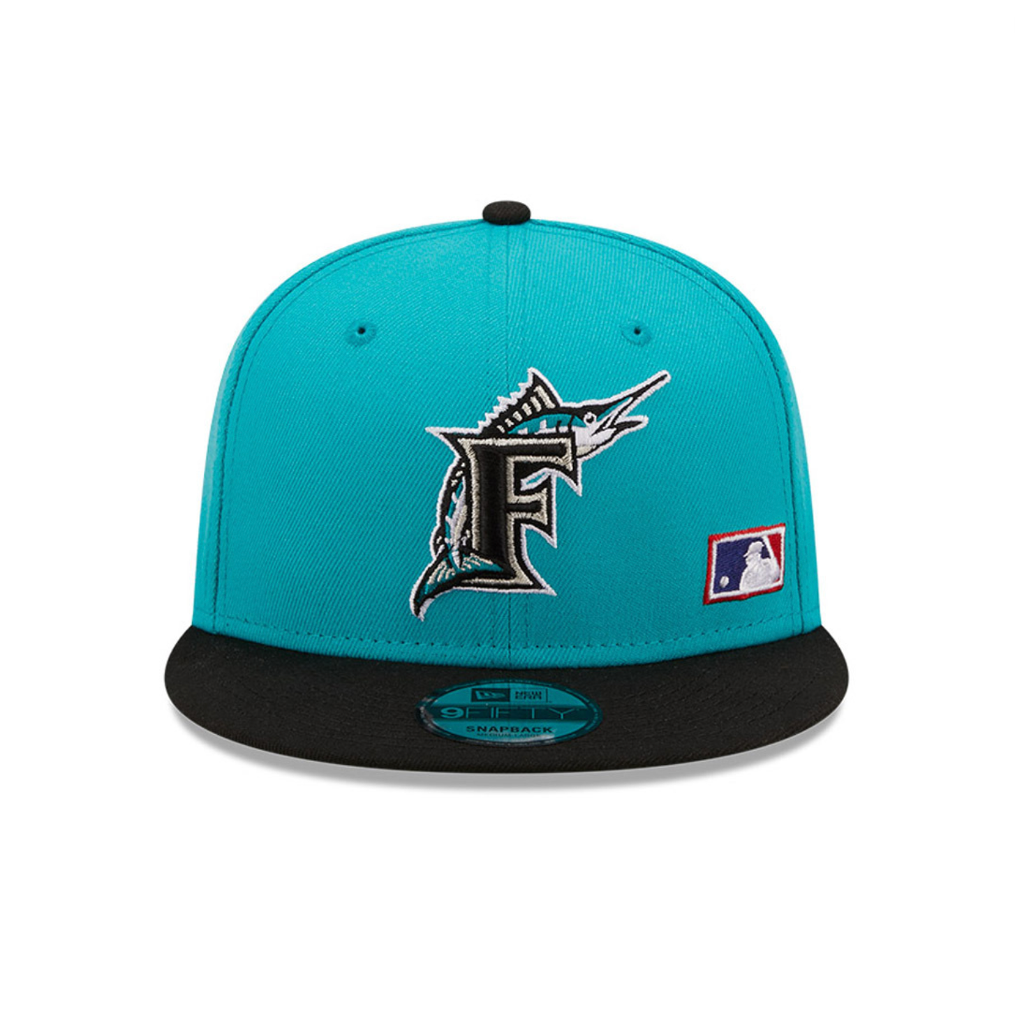 Florida Marlins Team Arch Turquoise 9FIFTY Snapback Cap