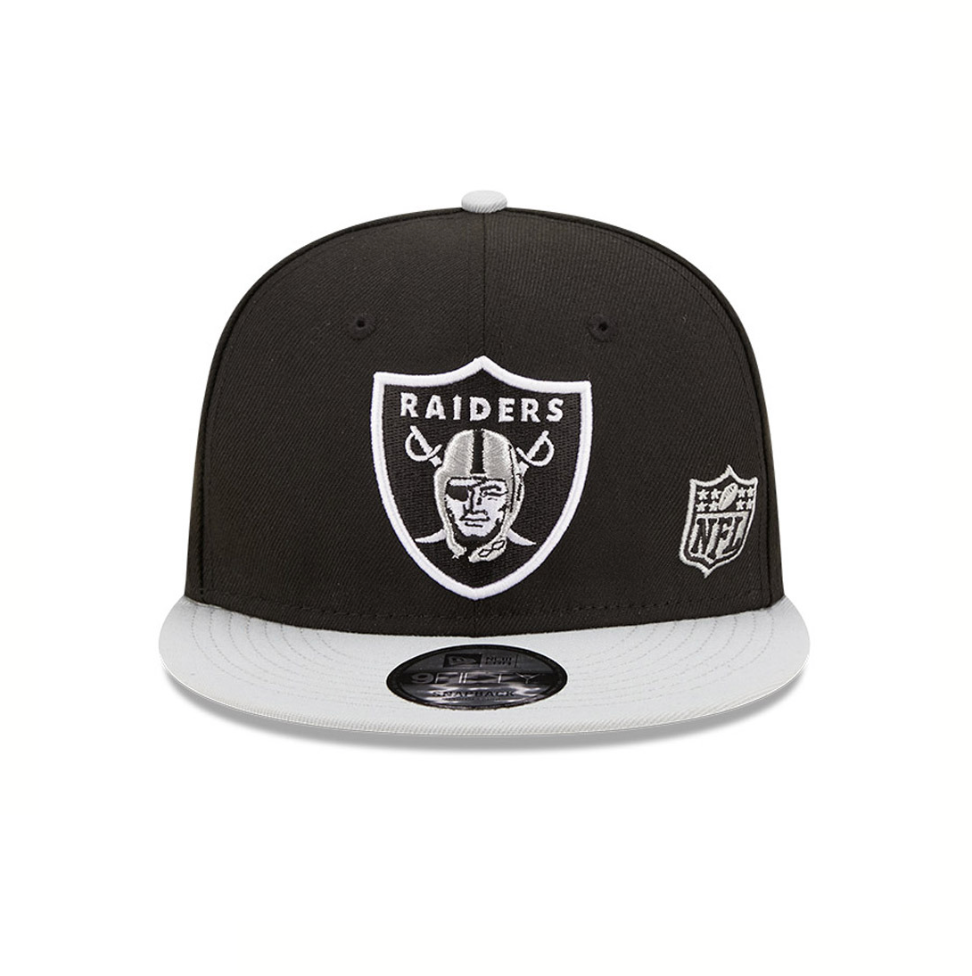 Las Vegas Raiders Team Arch Black 9FIFTY Snapback Cap