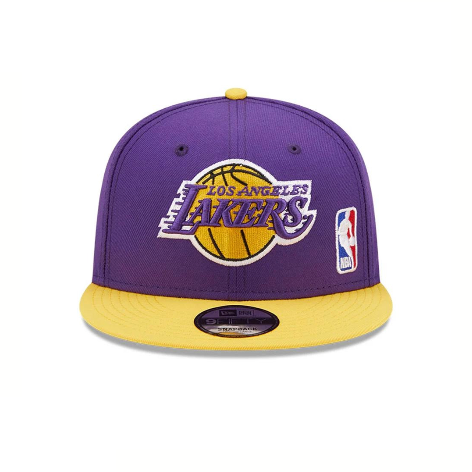LA Lakers Team Arch Purple 9FIFTY Snapback Cap