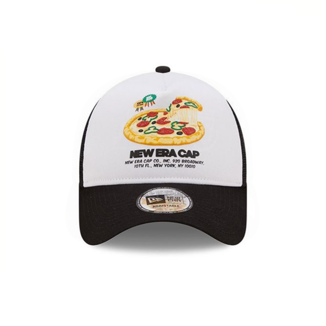 New Era Food Patch White A-Frame Trucker Cap