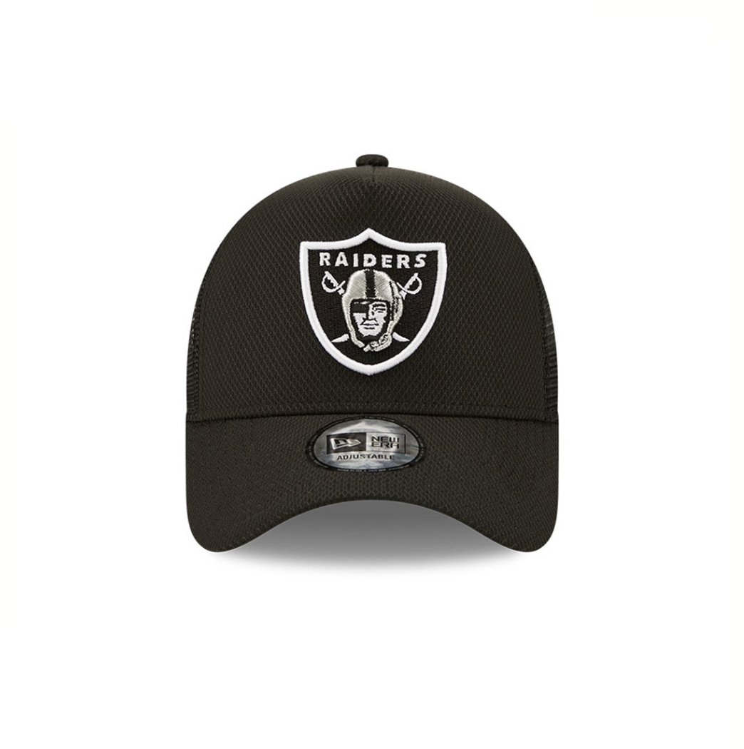 Las Vegas Raiders Diamond Era Black A-Frame Trucker Cap