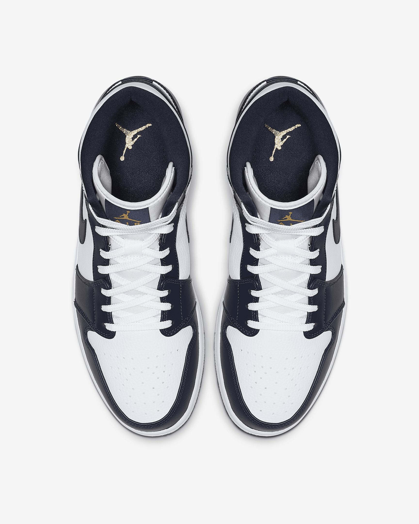 Air Jordan 1 Mid White Obsidian