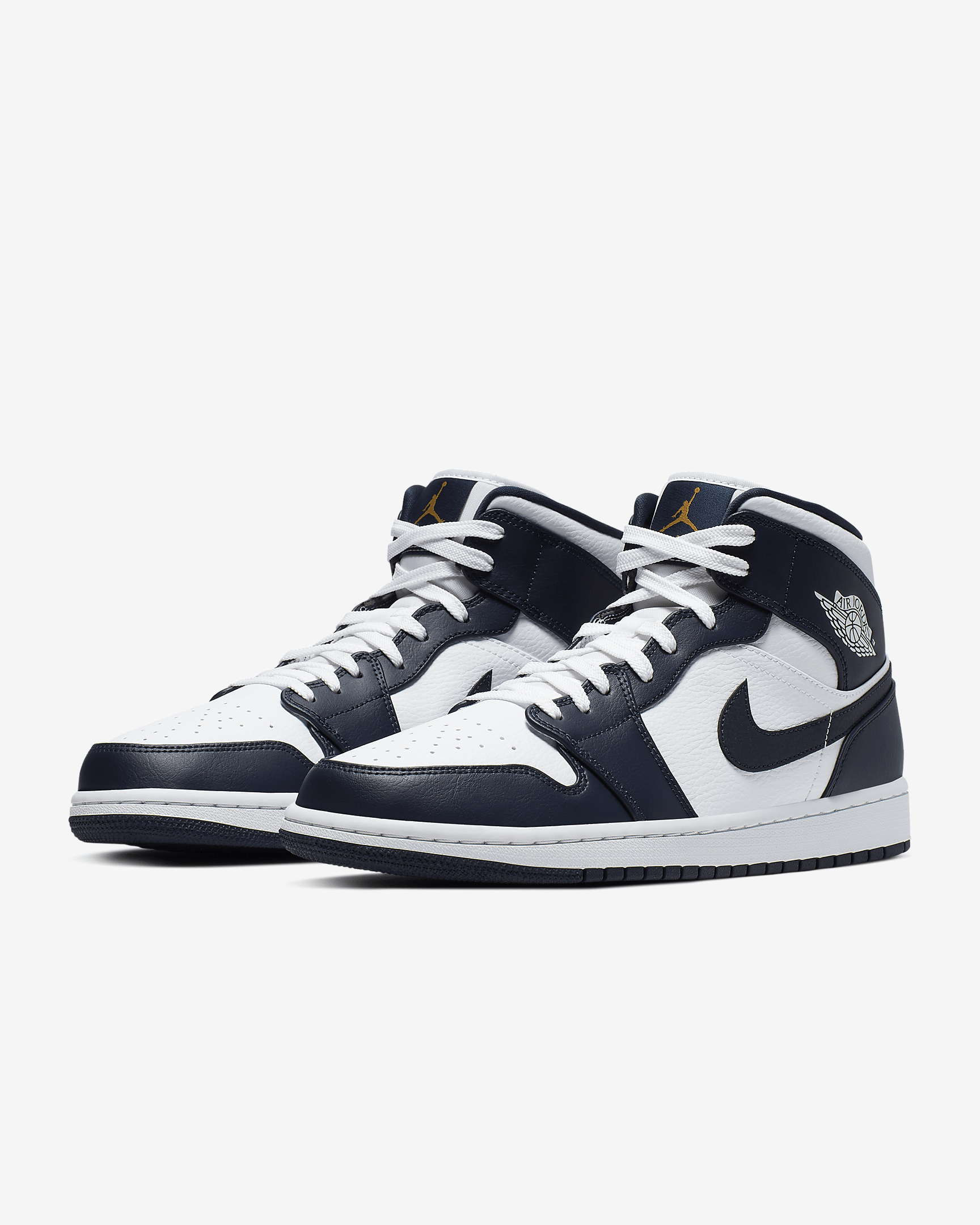 Air Jordan 1 Mid White Obsidian