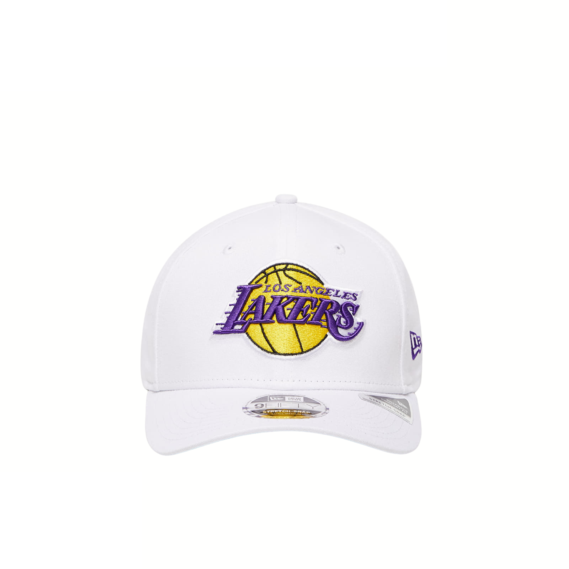 LA Lakers NBA Team Logo White 9FIFTY Stretch Snap Cap