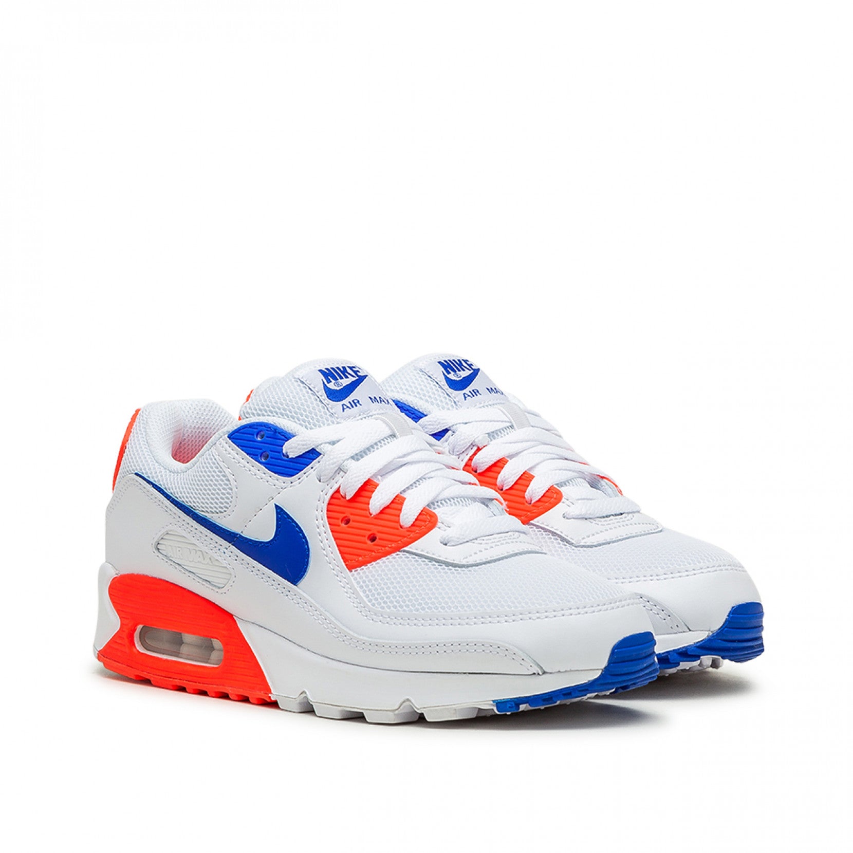 NIKE AIR MAX 90 BLUE ORANGE WHITE