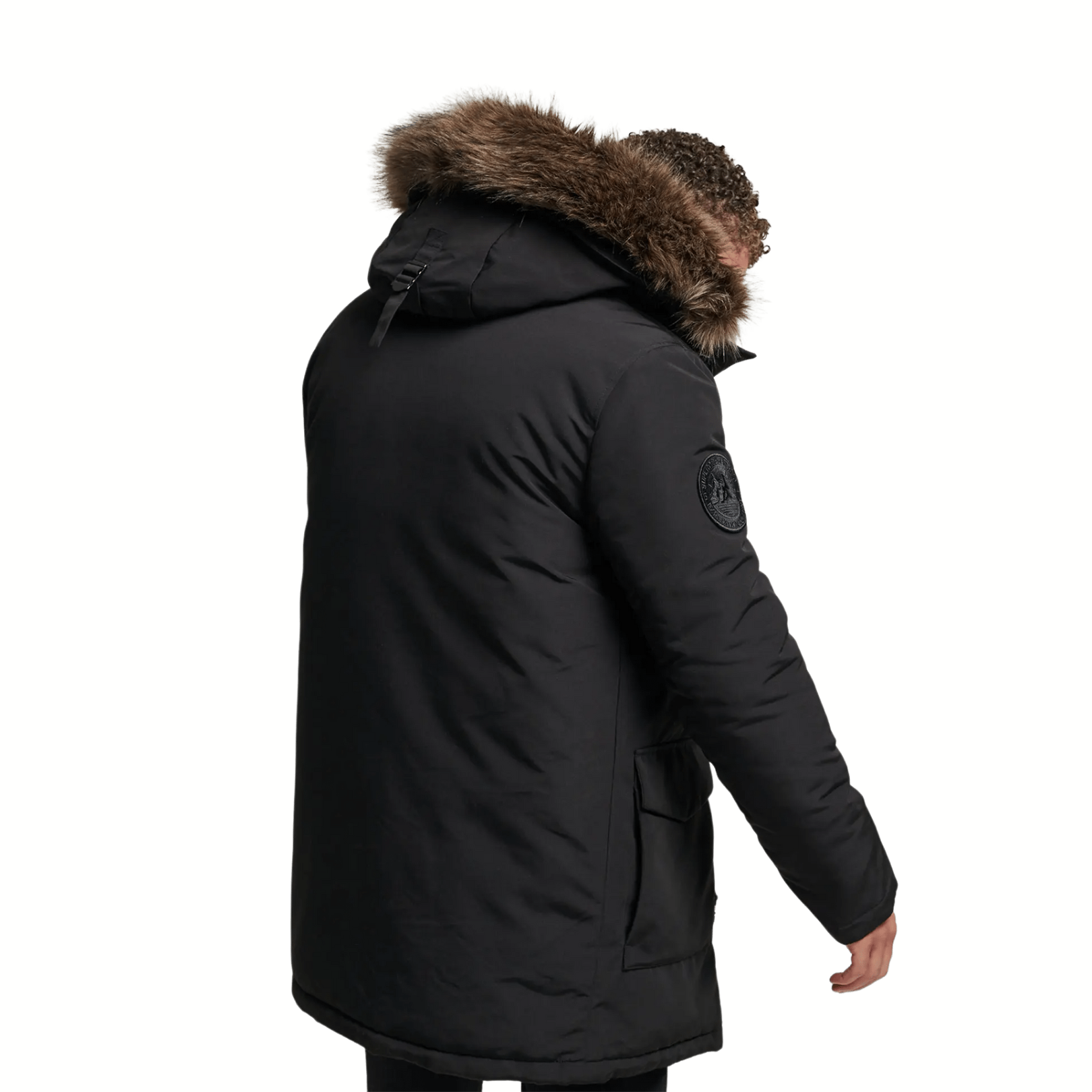 Vintage Everest Parka Jacket Black