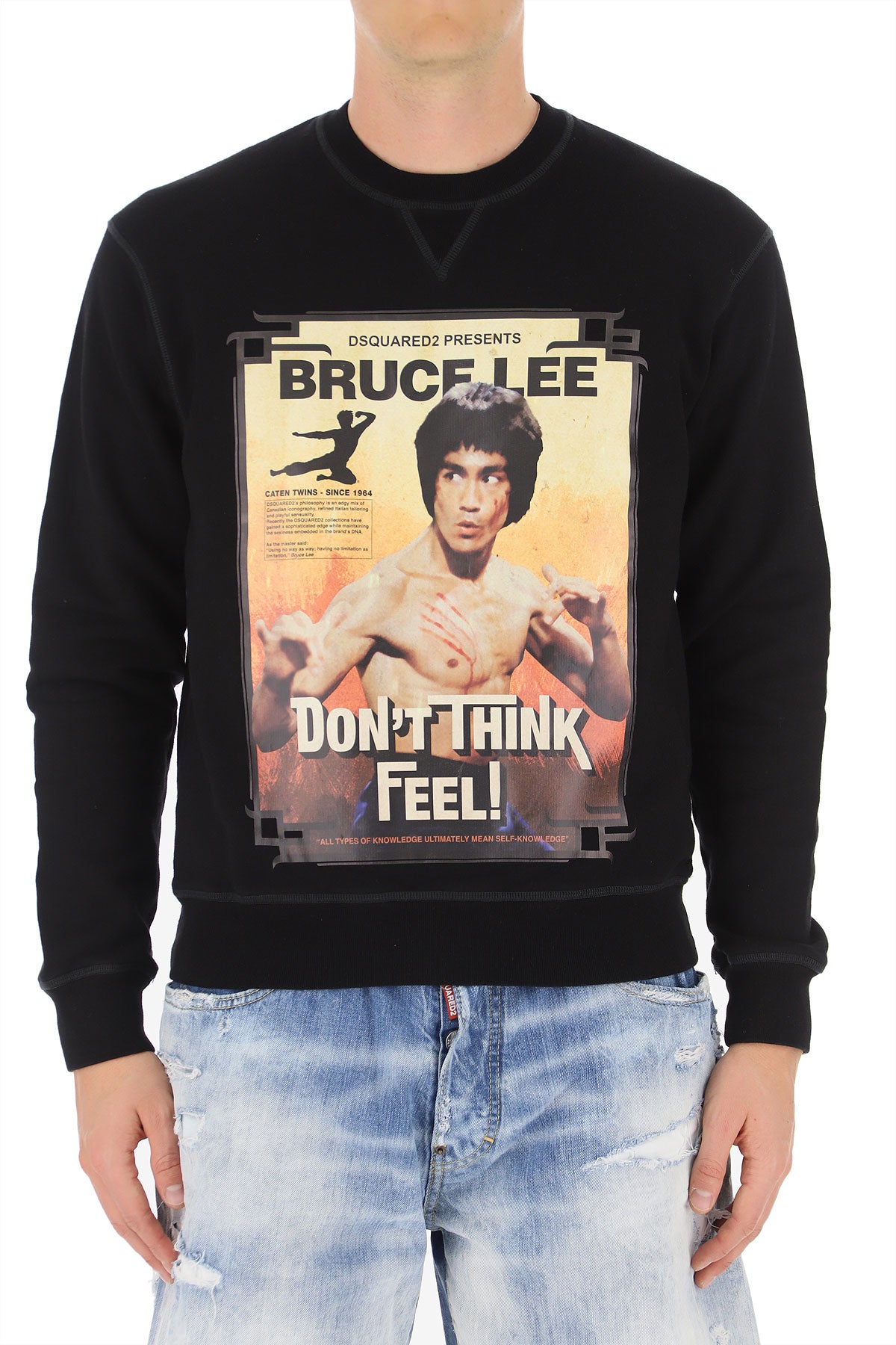SWEATSHIRT WITH BRUCE LEE PRINT
