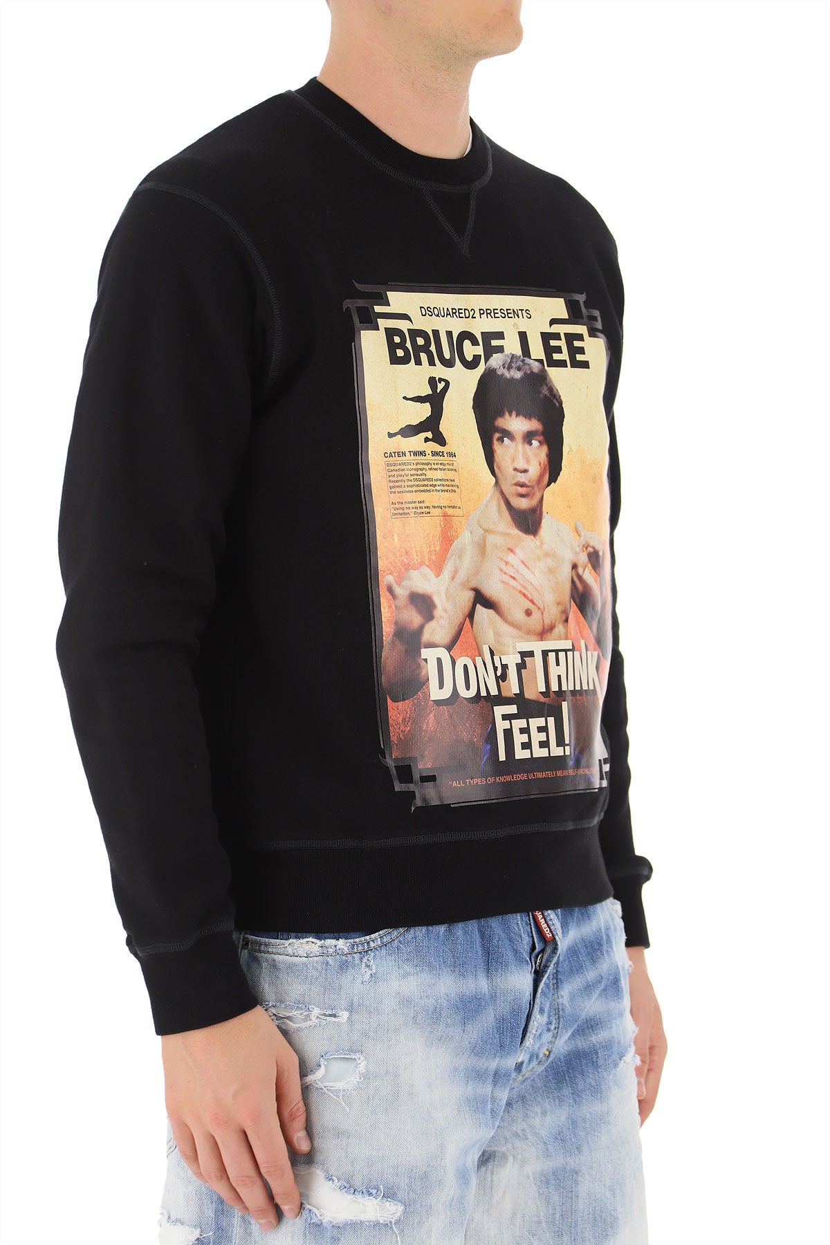 SWEATSHIRT WITH BRUCE LEE PRINT