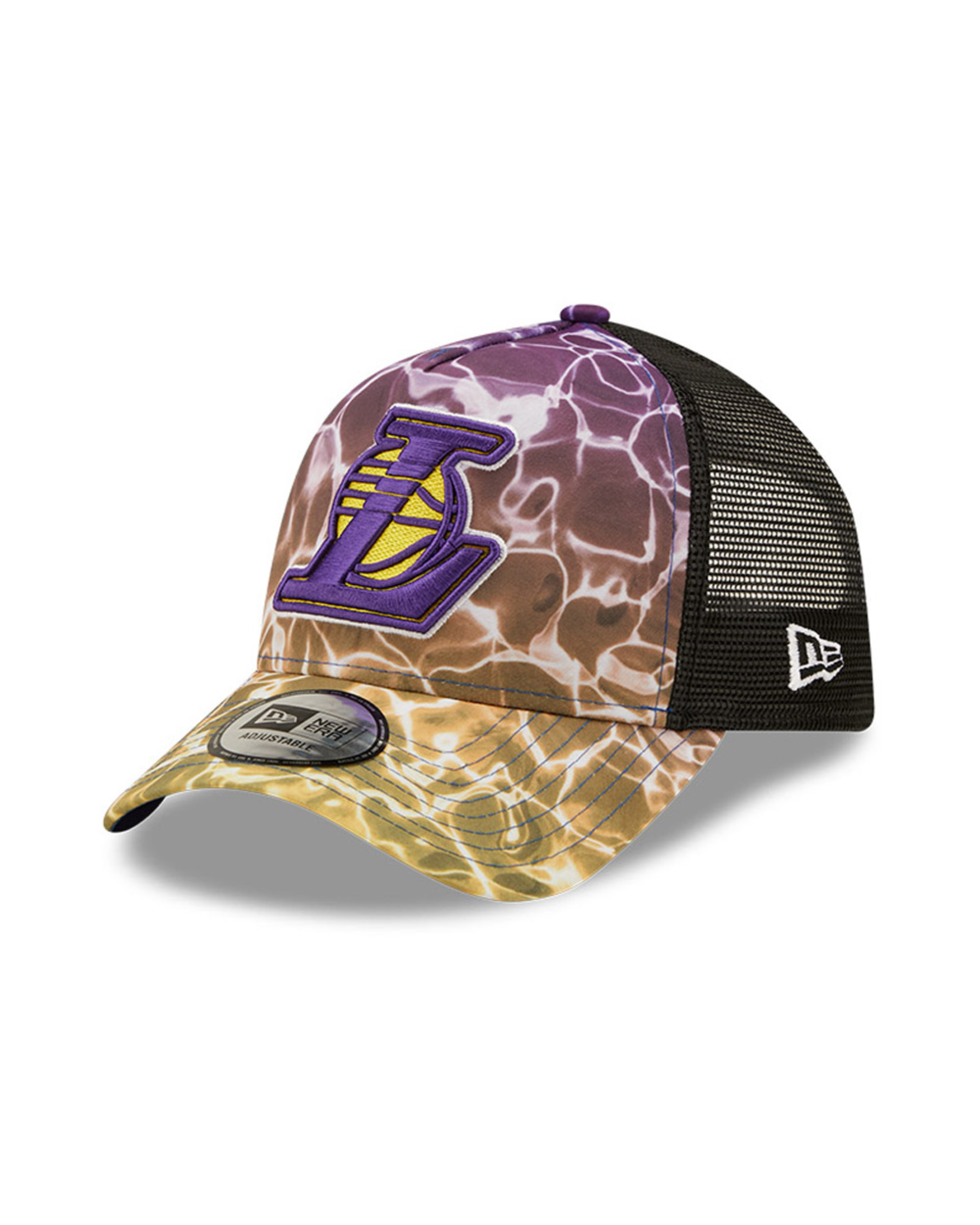 LA Lakers Summer City A-Frame Trucker Cap