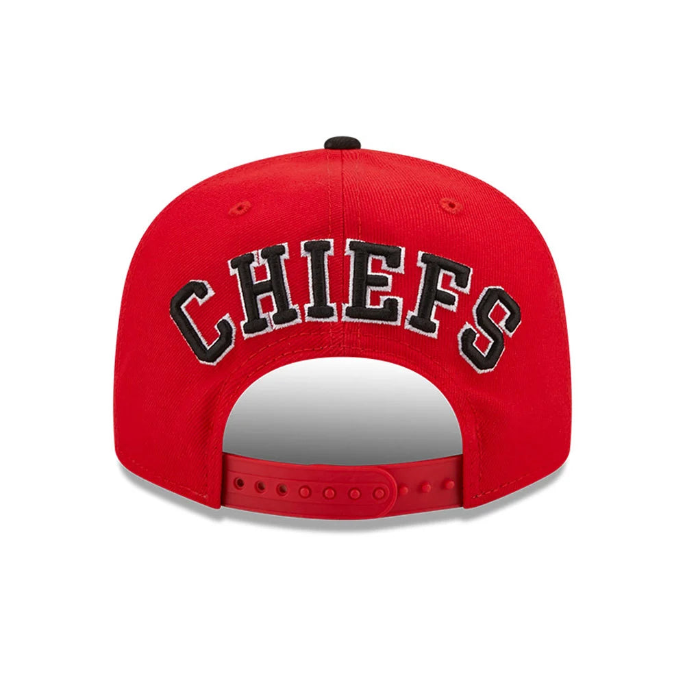 Kansas City Chiefs Team Arch Red 9FIFTY Snapback Cap