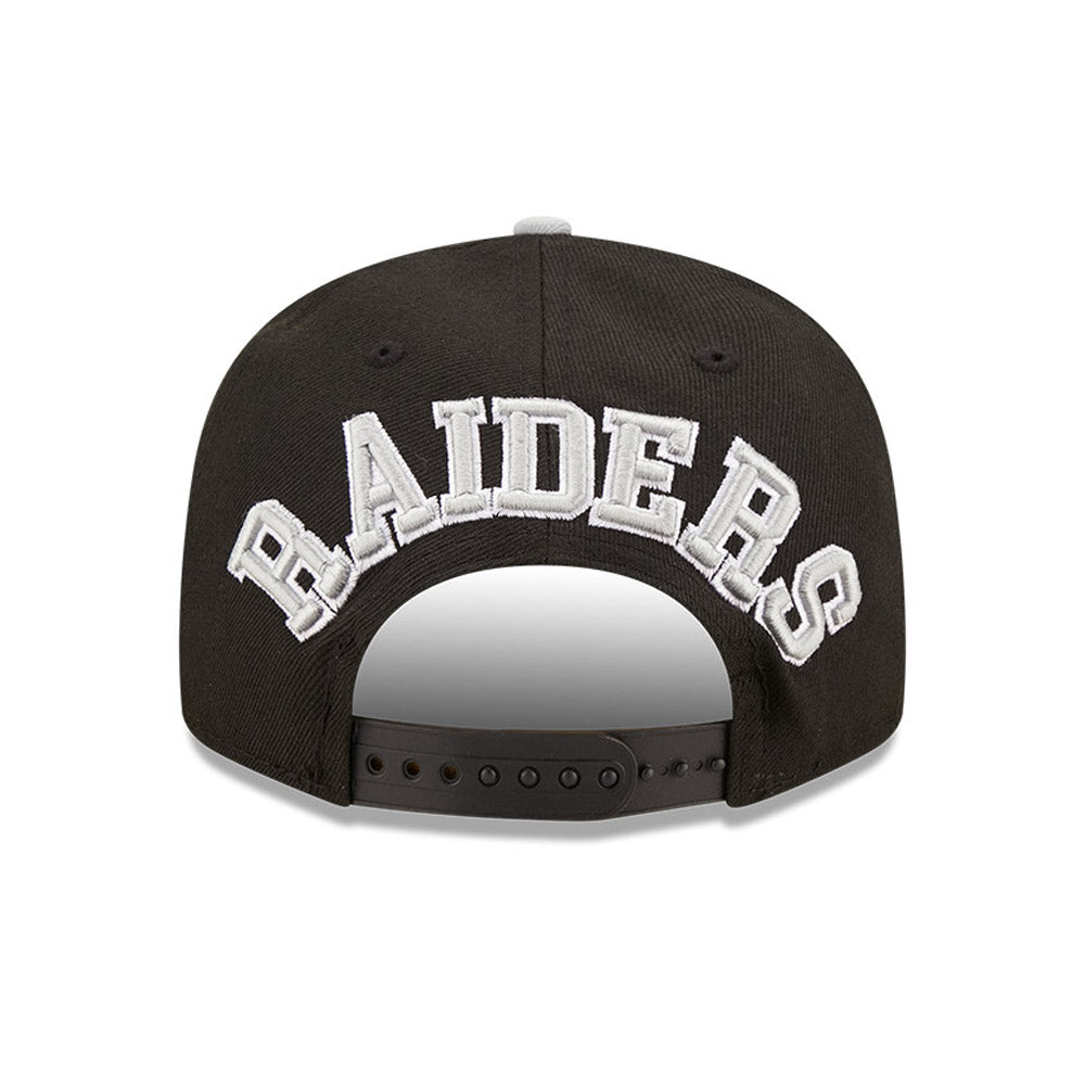 Las Vegas Raiders Team Arch Black 9FIFTY Snapback Cap