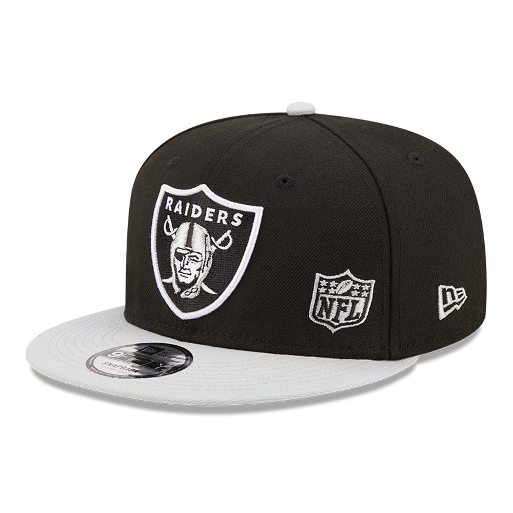 Las Vegas Raiders Team Arch Black 9FIFTY Snapback Cap