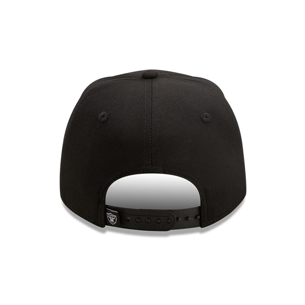 Las Vegas Raiders Tear Logo Black 9FIFTY Stretch Snap Cap