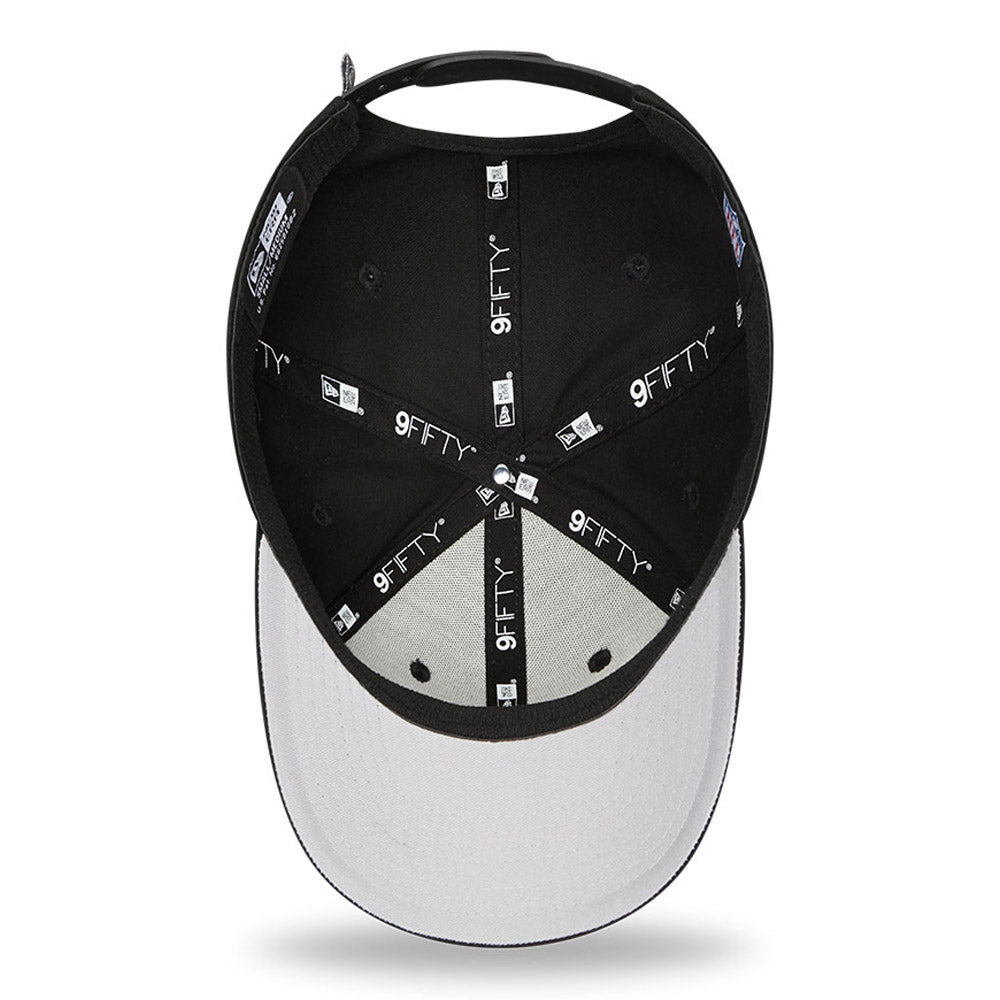 Las Vegas Raiders Tear Logo Black 9FIFTY Stretch Snap Cap