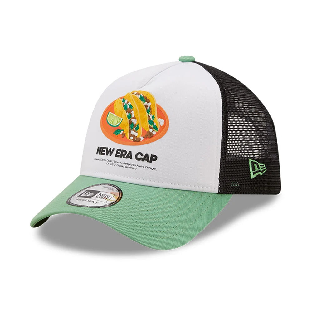 New Era Food Patch Green A-Frame Trucker Cap