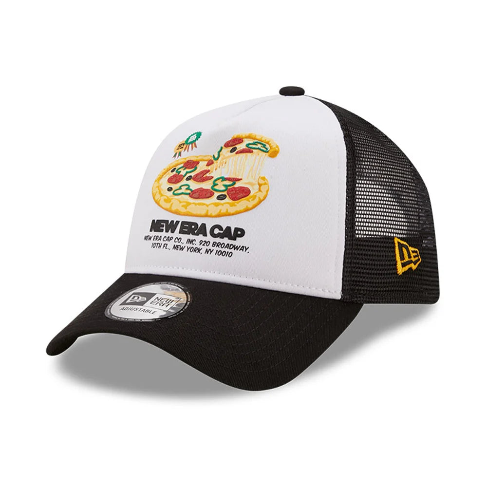 New Era Food Patch White A-Frame Trucker Cap