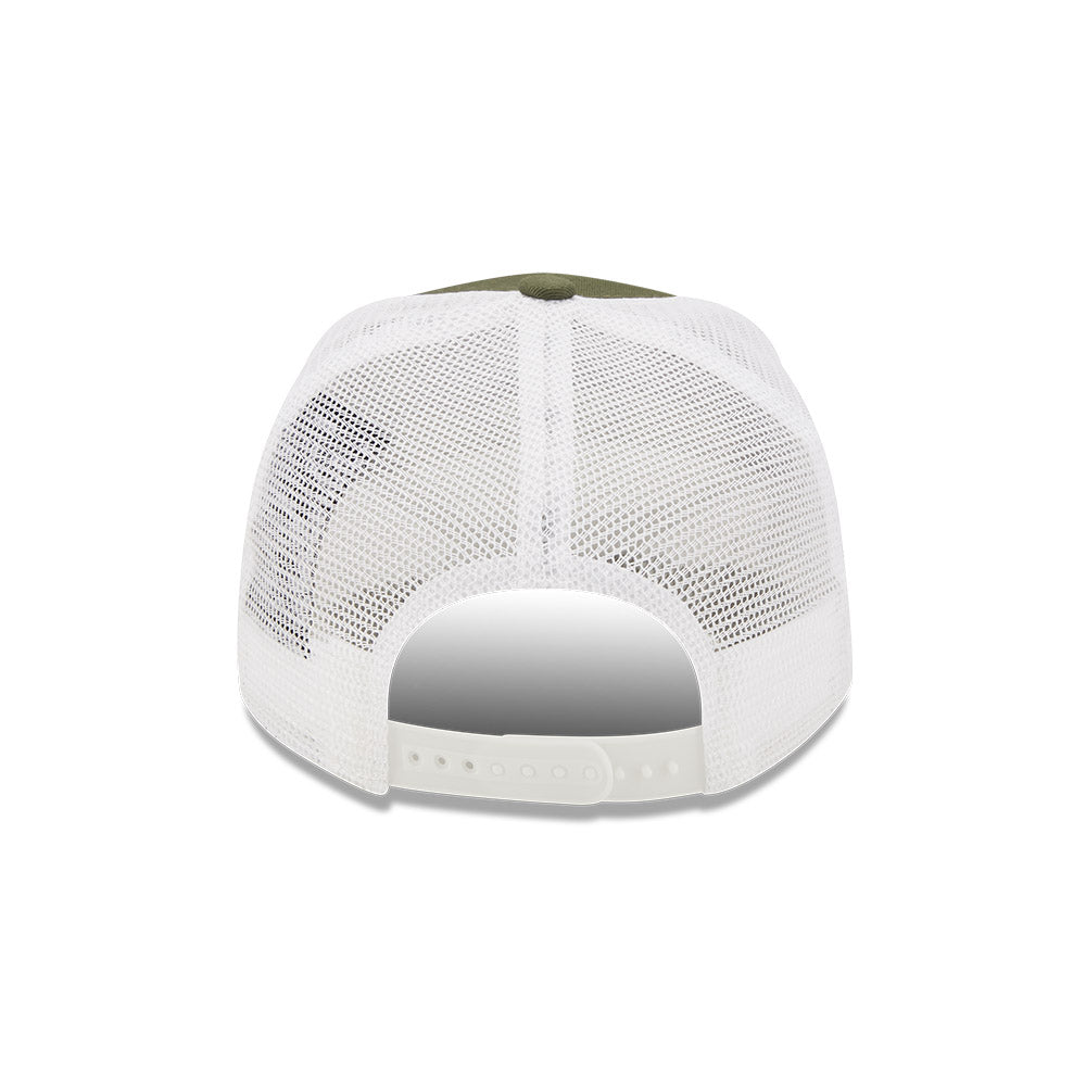 New Era License Plate Green A-Frame Trucker Cap