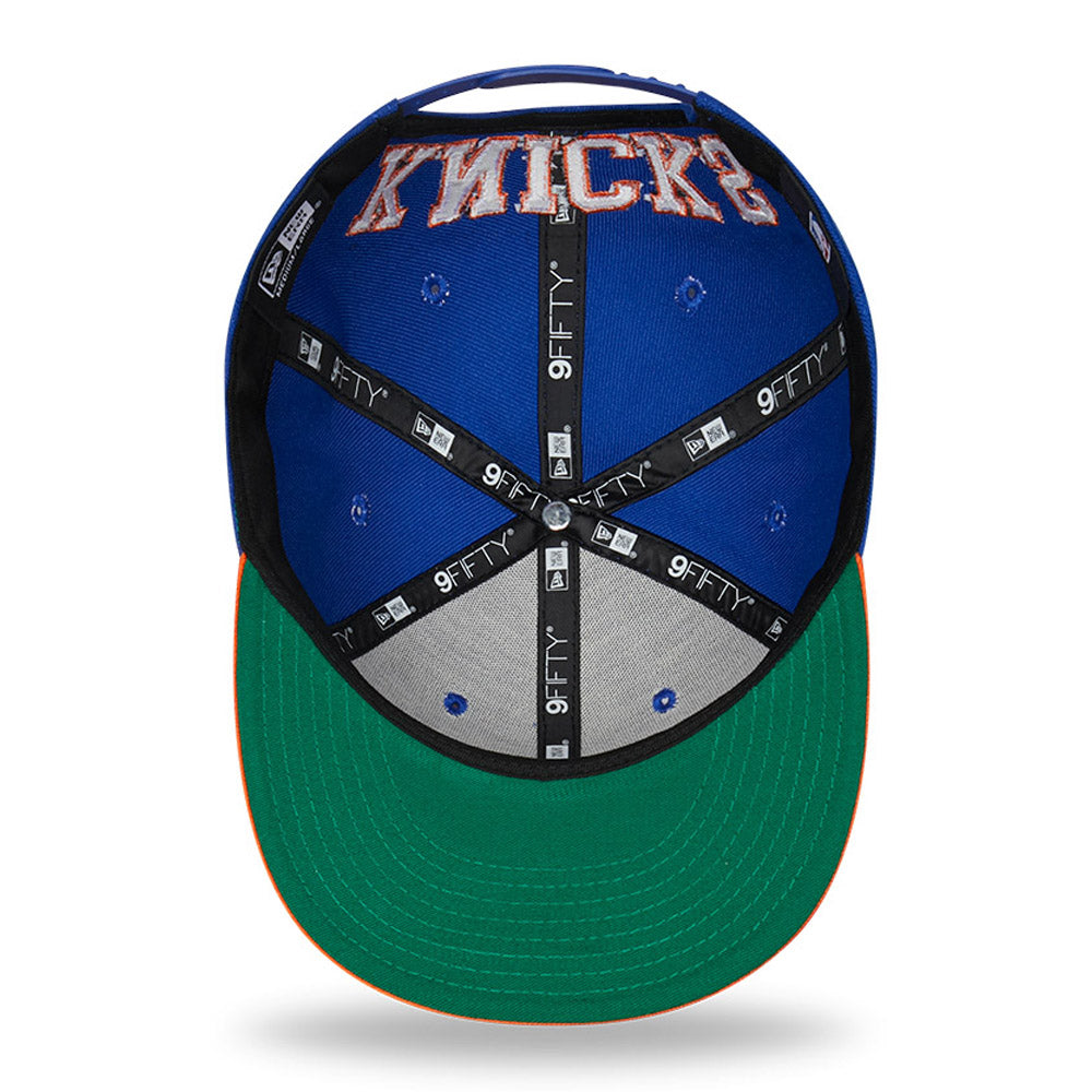 New York Knicks Team Arch Blue 9FIFTY Snapback Cap