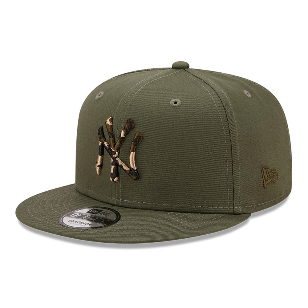 New York Yankees Camo Infill Khaki 9FIFTY Snapback Cap