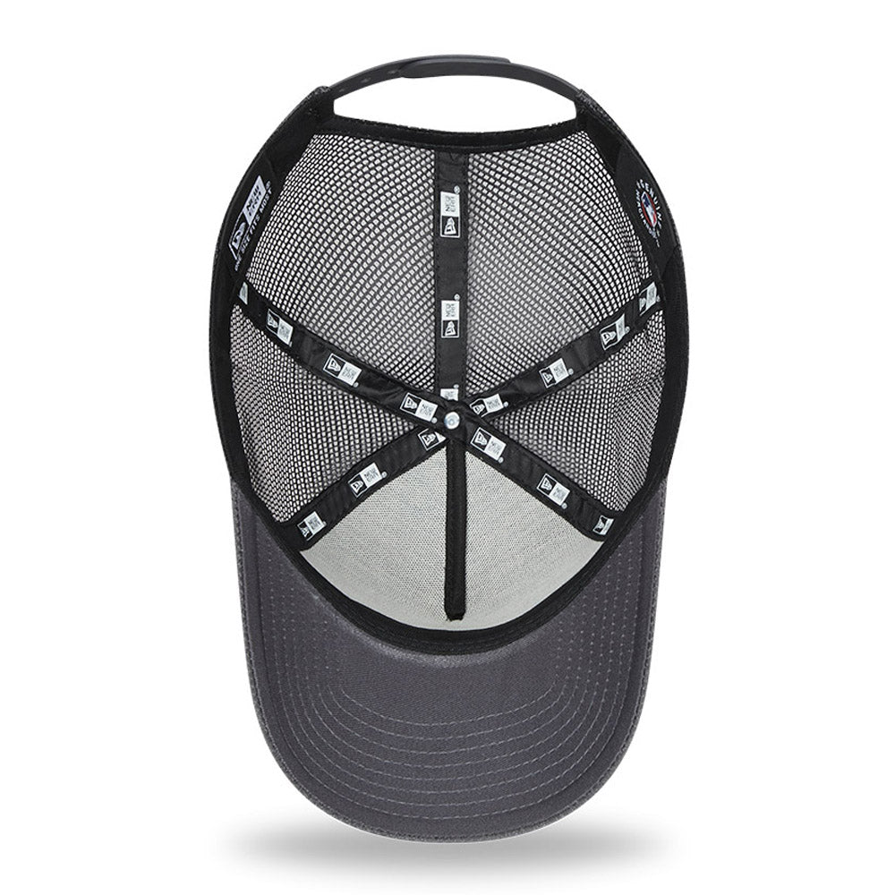 New York Yankees Diamond Era Grey A-Frame Trucker Cap