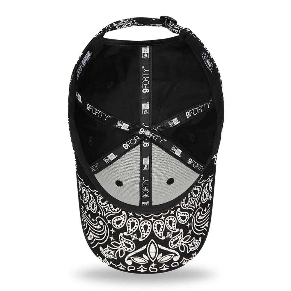 New York Yankees Paisley Print Black 9FORTY Cap