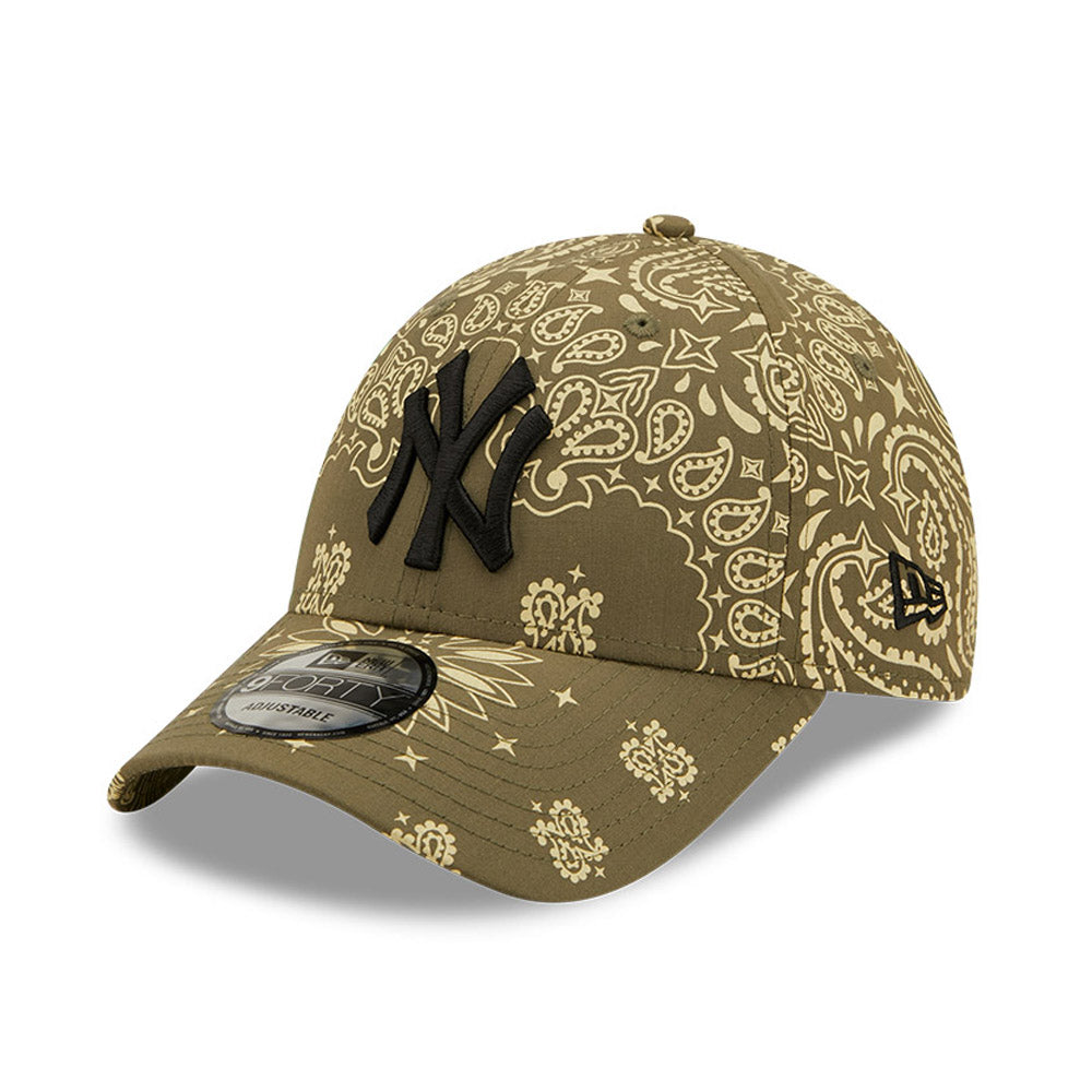 New York Yankees Paisley Print Green 9FORTY Cap