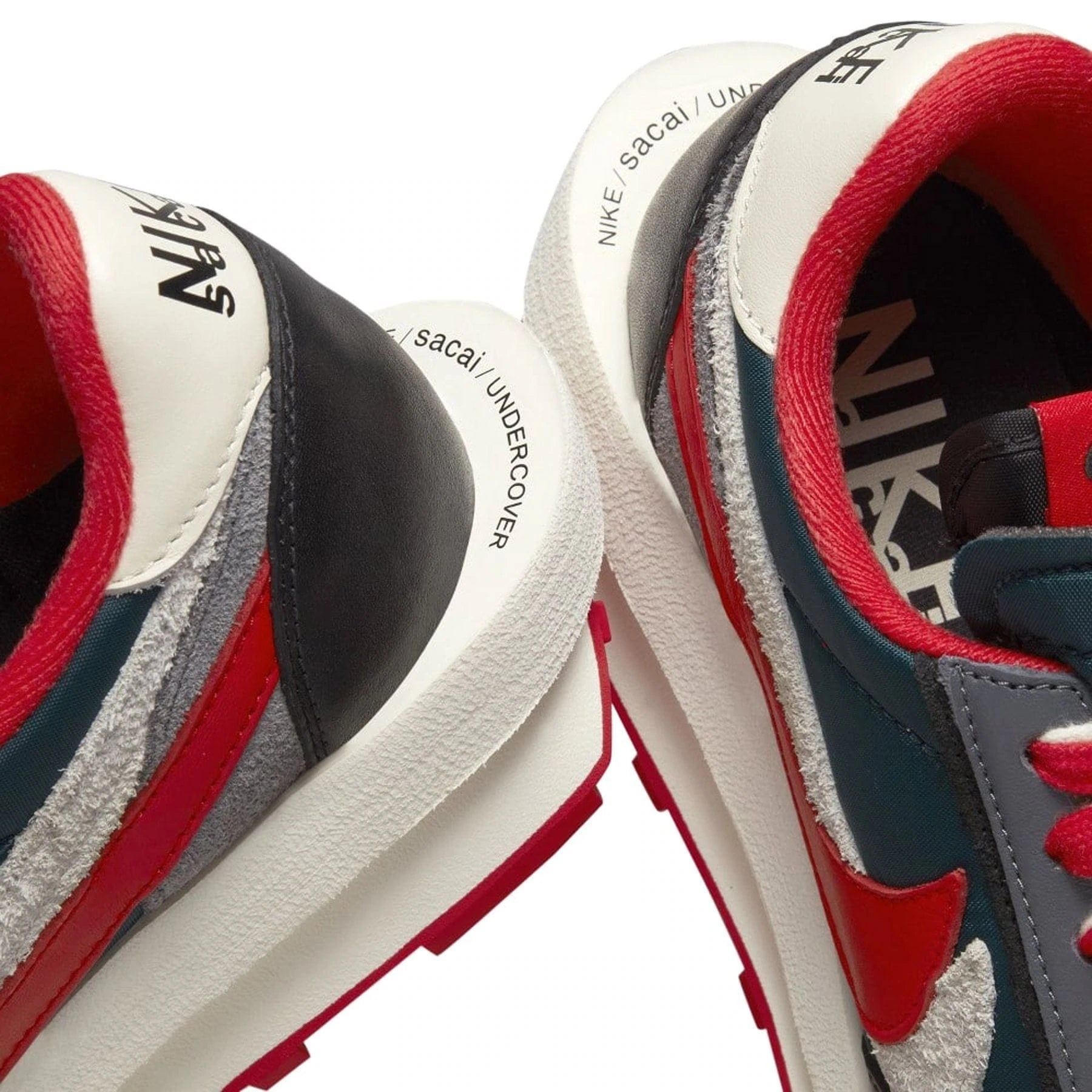 SACAI X UNDERCOVER X LDWAFFLE 'MIDNIGHT SPRUCE UNIVERSITY RED'