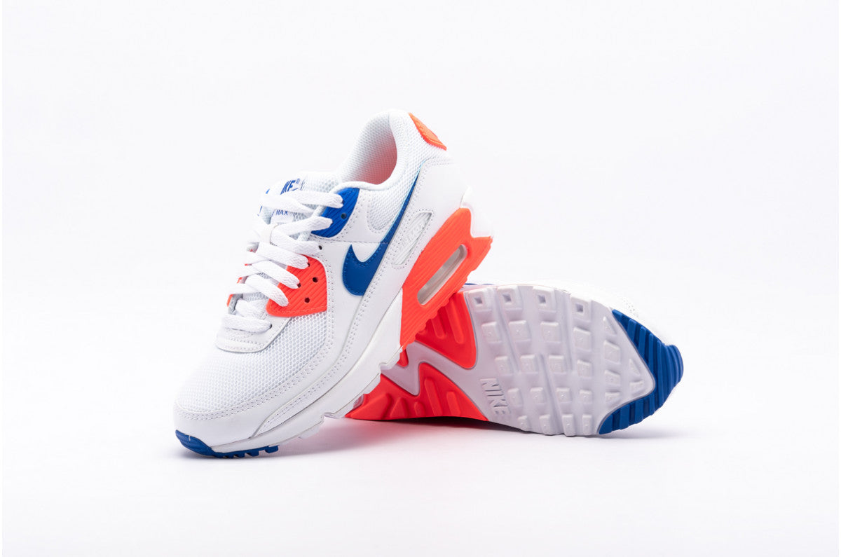 NIKE AIR MAX 90 BLUE ORANGE WHITE